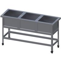 Ванна моечная Технологии Юга ВСМ-3/480-Н-ЮТ