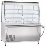 Прилавок-витрина холодильный Abat Премьер ПВВ(Н)-70Т-С-01-НШ