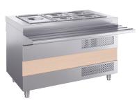 Охлаждаемый стол Atesy Ривьера ОС-1200-02-О (с отверстием под полку)