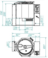 Котел пищеварочный Abat КПЭМ-350 ОМ2