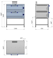 Шкаф пекарский Abat ГШ-2 газовый