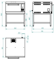 Шкаф жарочный Abat ШЖГ-1