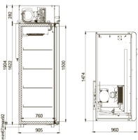 Морозильный шкаф Polair CB114-Gm