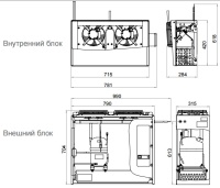 Сплит-система среднетемпературная Polair SM 232 S