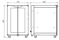 Расстоечный шкаф Abat ШРТ-8-02