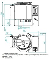 Котел пищеварочный Abat КПЭМ-160 ОМ2