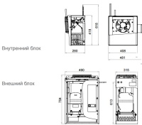 Сплит-система среднетемпературная Polair SM 109 S