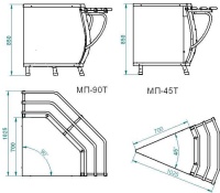 Модуль поворотный Abat Премьер МП-45Т кашир.