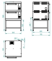 Шкаф жарочный Abat ШЖГ-2