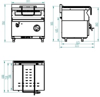 Сковорода опрокидывающаяся Abat ЭСК-80-0,27-40