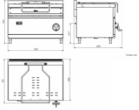 Сковорода опрокидывающаяся Abat ГСК-90-0,67-150