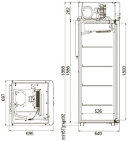 Холодильный шкаф Polair CV105-Sm