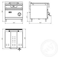 Сковорода опрокидывающаяся Abat ГСК-90-0,47-70