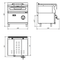 Сковорода опрокидывающаяся Abat ГСК-80-0,27-40