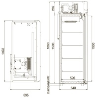 Холодильный шкаф Polair CM110-Gm