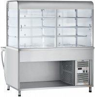 Прилавок-витрина холодильный Abat Патша ПВВ(Н)-70М-С-01-НШ