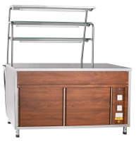 Прилавок для горячих напитков Abat Премьер ПГН-70Т-01 кашир.