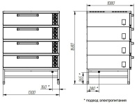Шкаф пекарский Abat ЭШ-4К