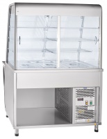 Прилавок-витрина холодильный Abat Премьер ПВВ(Н)-70Т-С-НШ