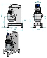 Планетарный миксер Abat МПЛ-60