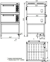 Шкаф жарочный Abat ШЖЭ-2-К-2/1
