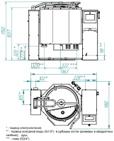 Котел пищеварочный Abat КПЭМ-160-ОМП