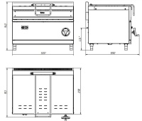 Сковорода опрокидывающаяся Abat ГСК-90-0,67-120