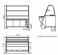 Мармит вторых блюд Abat Патша ЭМК-70М-01