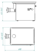 Мясорубка Abat МЭП-300