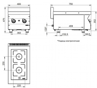 Плита индукционная Abat КИП-27Н
