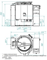 Котел пищеварочный Abat КПЭМ-160-ОМП со сливным краном